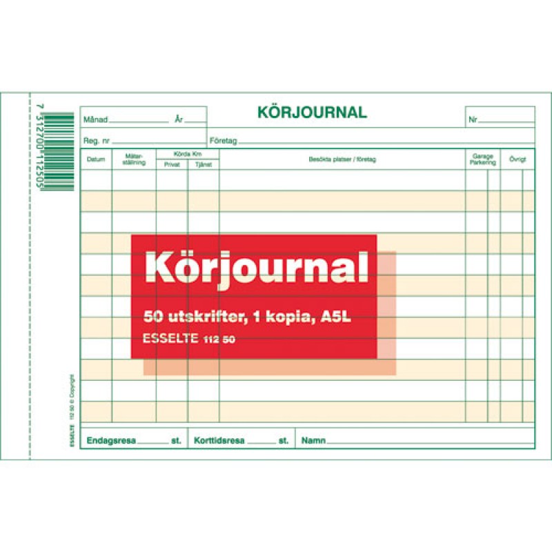 Körjournal - 1