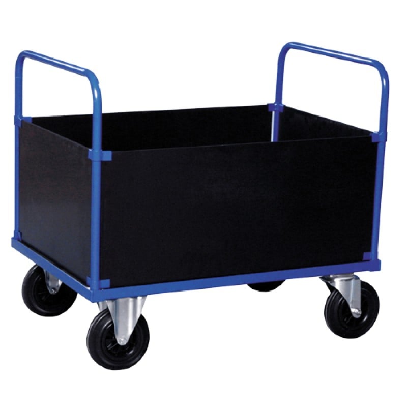 Plattformsvagn 4 laminatgavlar hög - 1