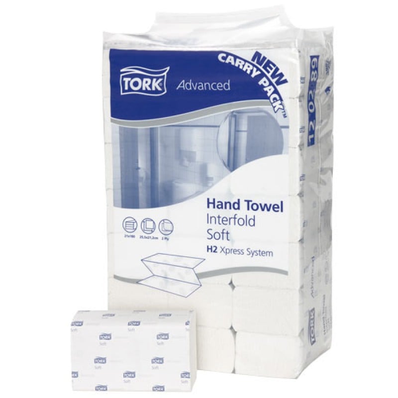 Handduk Tork Advanced Soft H2 - 3