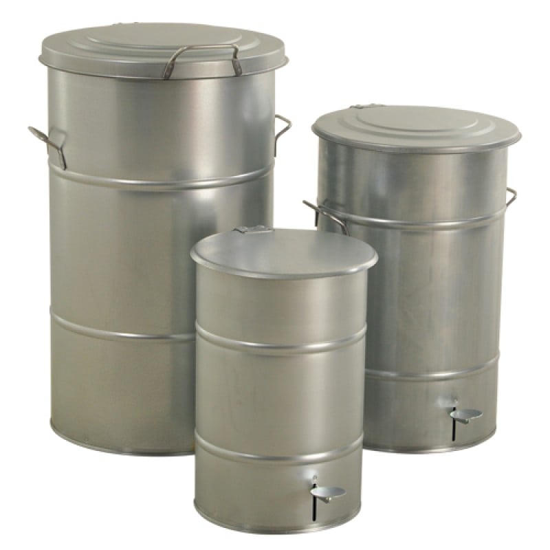 Avfallsbehållare Retro Galvaniserade - 1