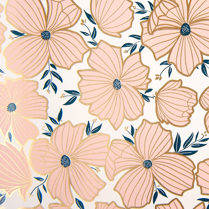 Presentpapper Sakura Gammelrosa - 2