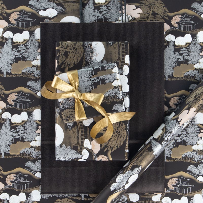 Presentpapper Golden Bridge - 2