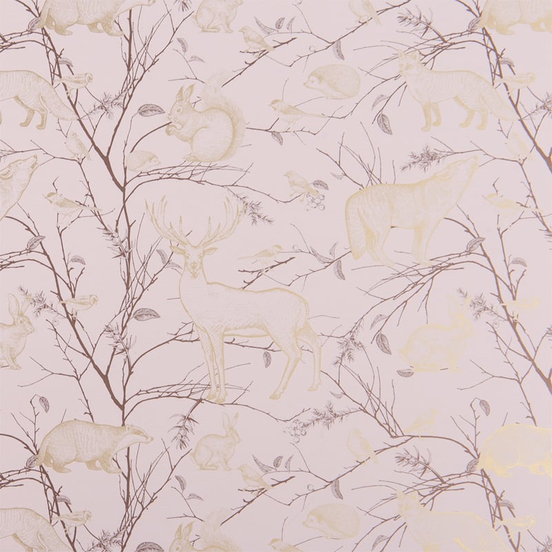 Presentpapper Golden Forest