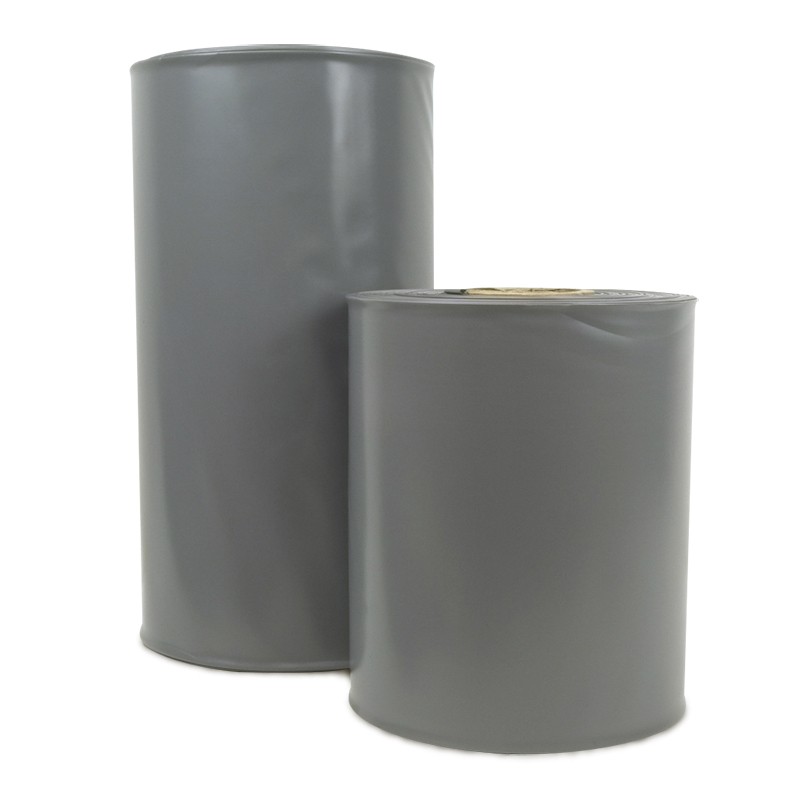 Grå PE-slang - 0,150 mm tjock - 1