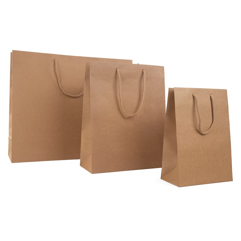 Papperskasse Lyx natur kraft matt - 3