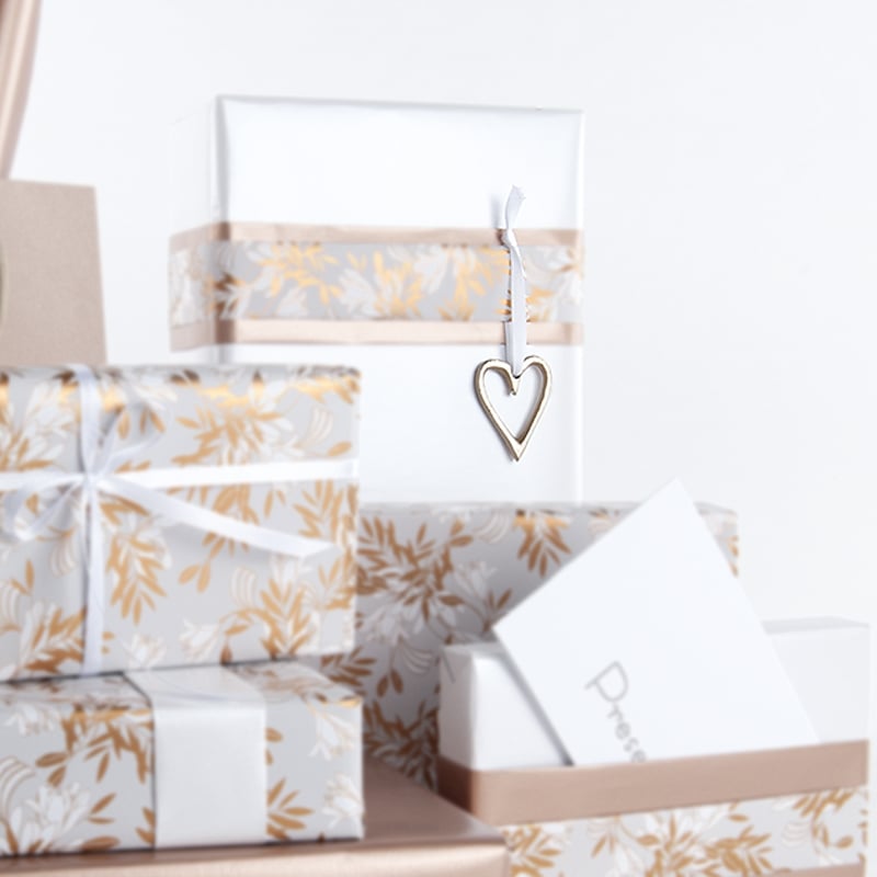 Dekorations Hjärta Guld - 1