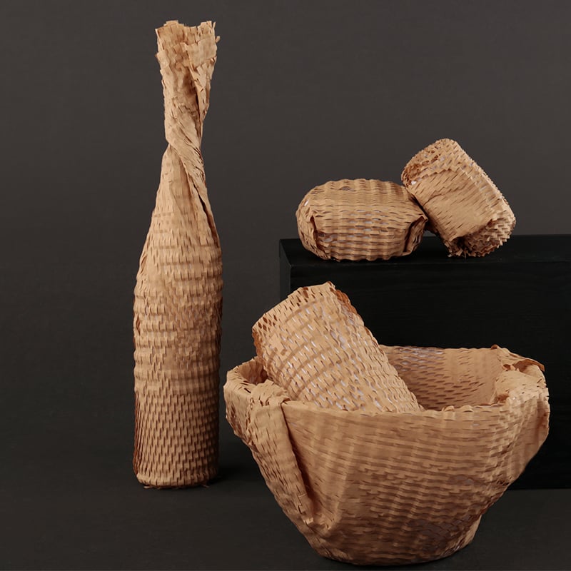 Honeycomb paper wrap - stötdämpande packpapper på rulle - 4