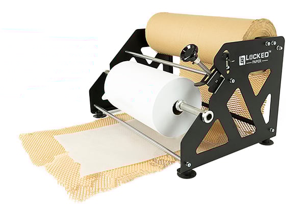 Honeycomb paper wrap dispenser - 2