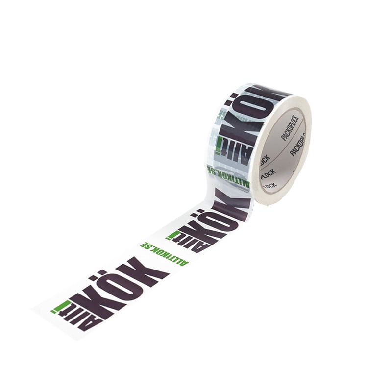 Packtejp PP Hotmelt - vit, brun & transparent tejp - 1