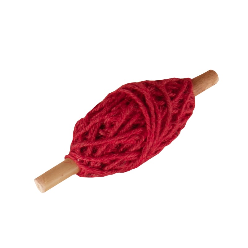 Jutegarn röd - 3
