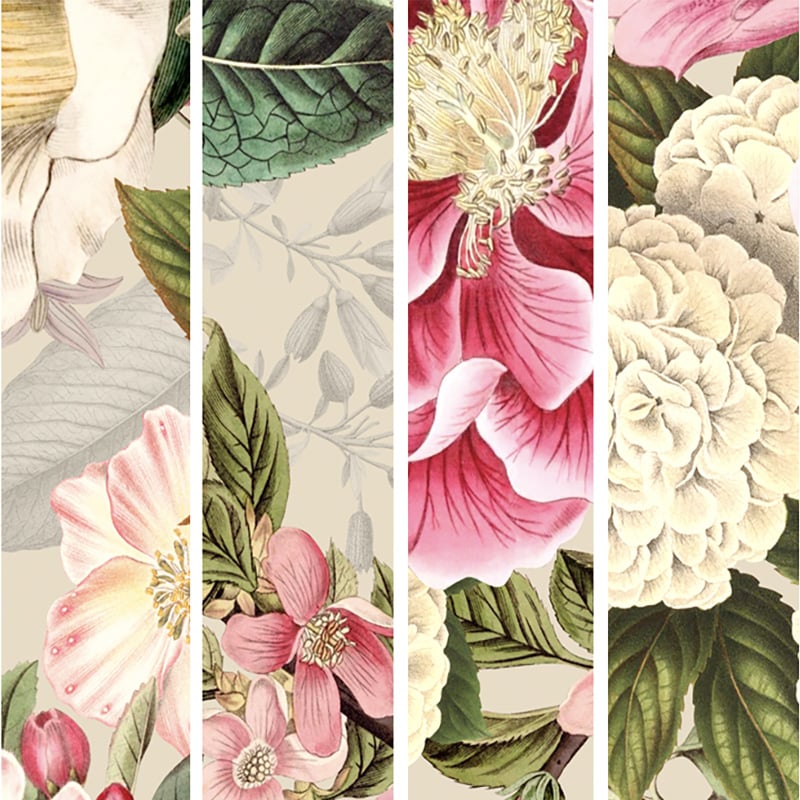 Presentpapper konsumentrullar i box. Kew Garden - 1