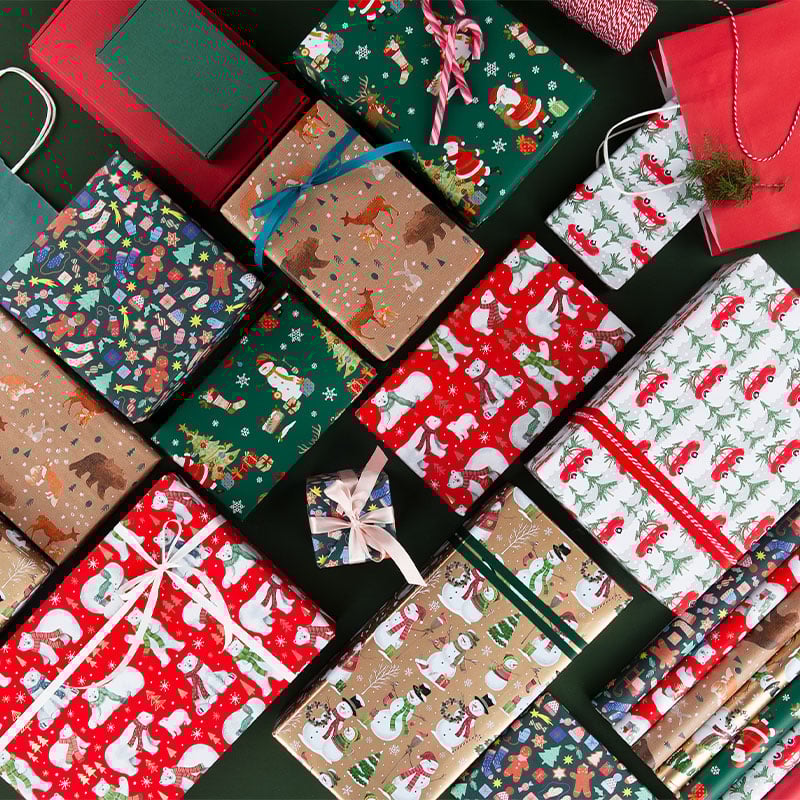 Julpapper Polar Bear - 3