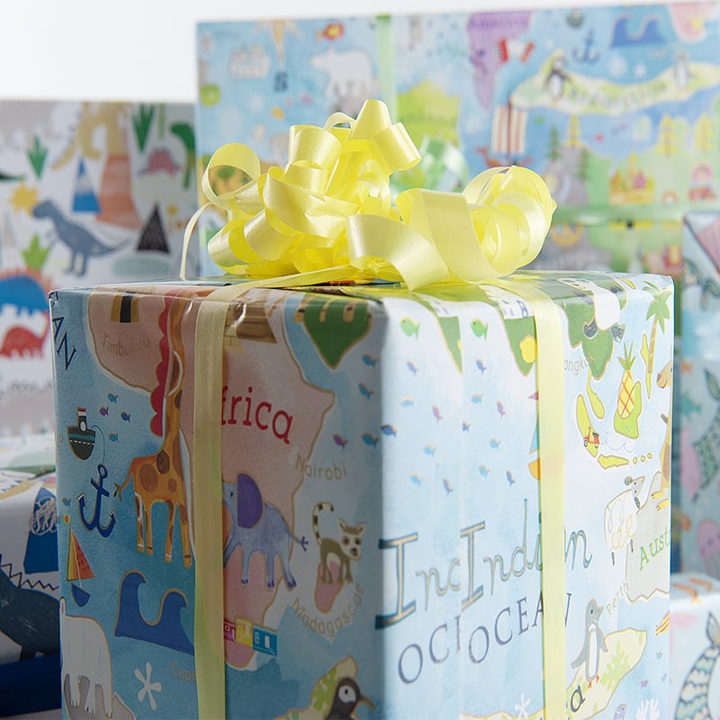 Presentpapper Kids map - 3