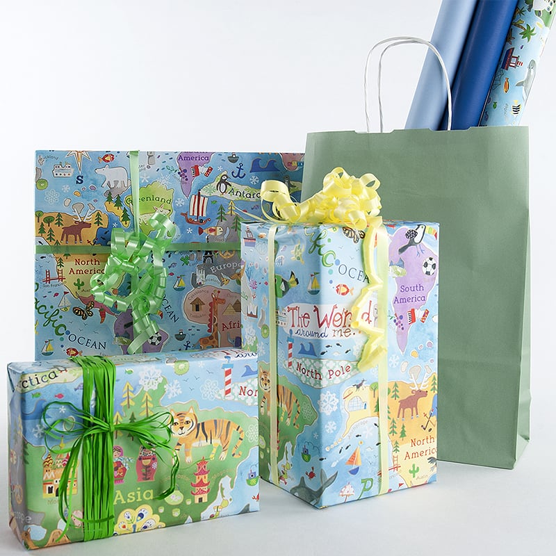 Presentpapper Kids map - 4