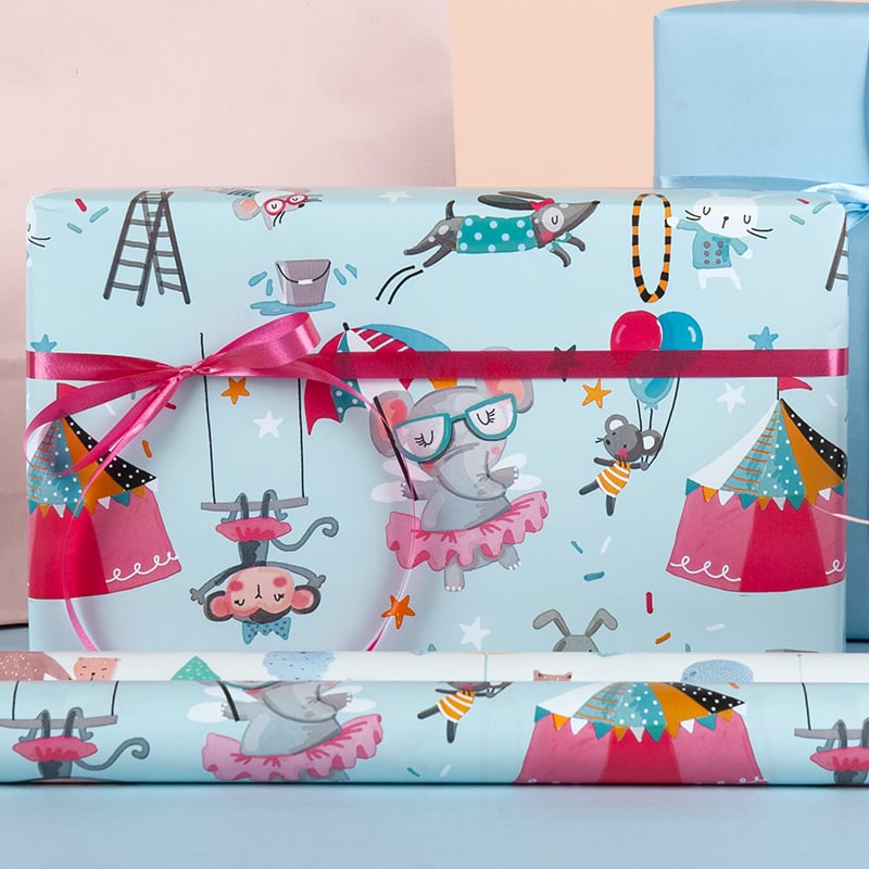 Presentpapper Cirkus - 7