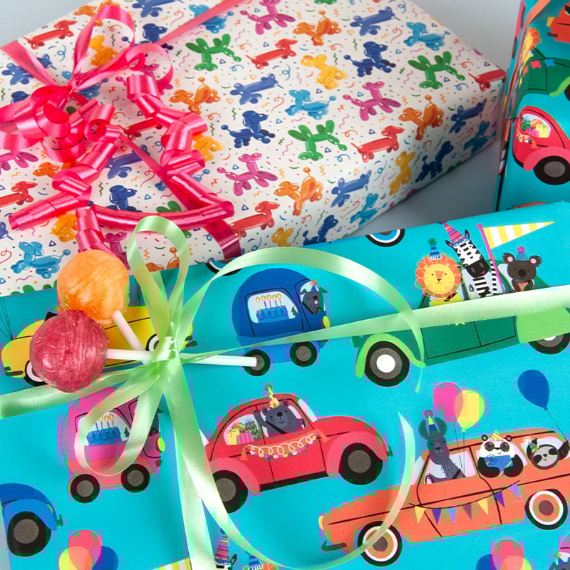 Presentpapper Mini Cars - 2
