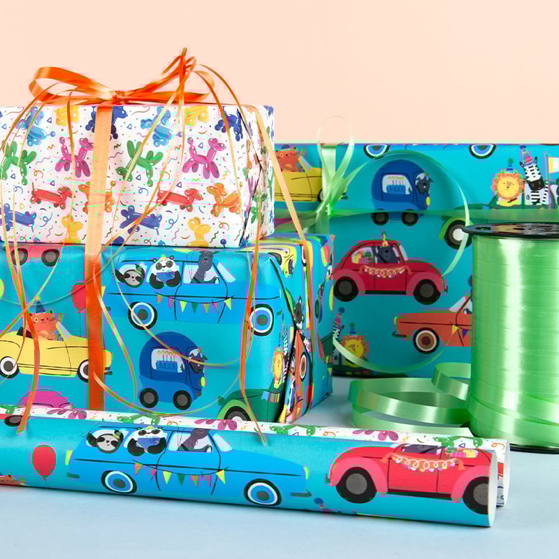 Presentpapper Balloon Dogs - 4