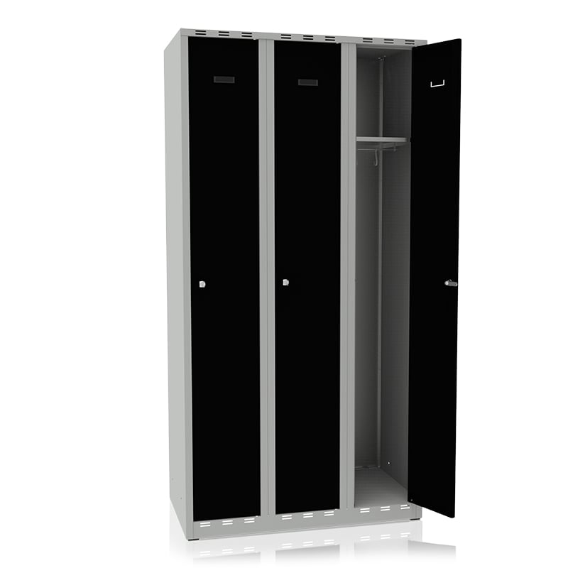 Klädskåp 900mm 3 dörrar - 3