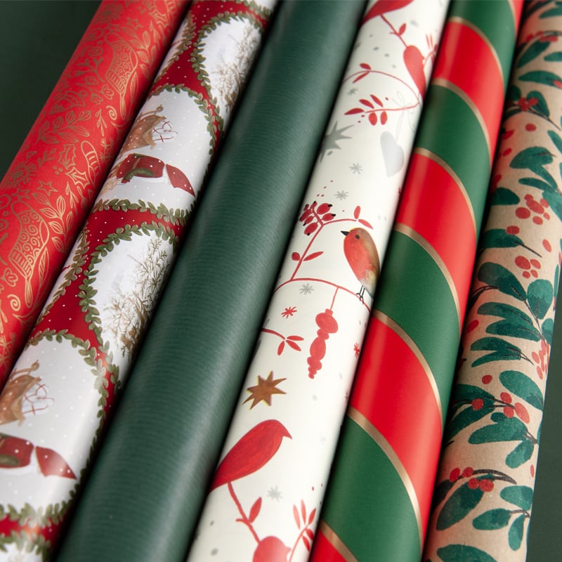 Presentpapper Holly Jolly - 5