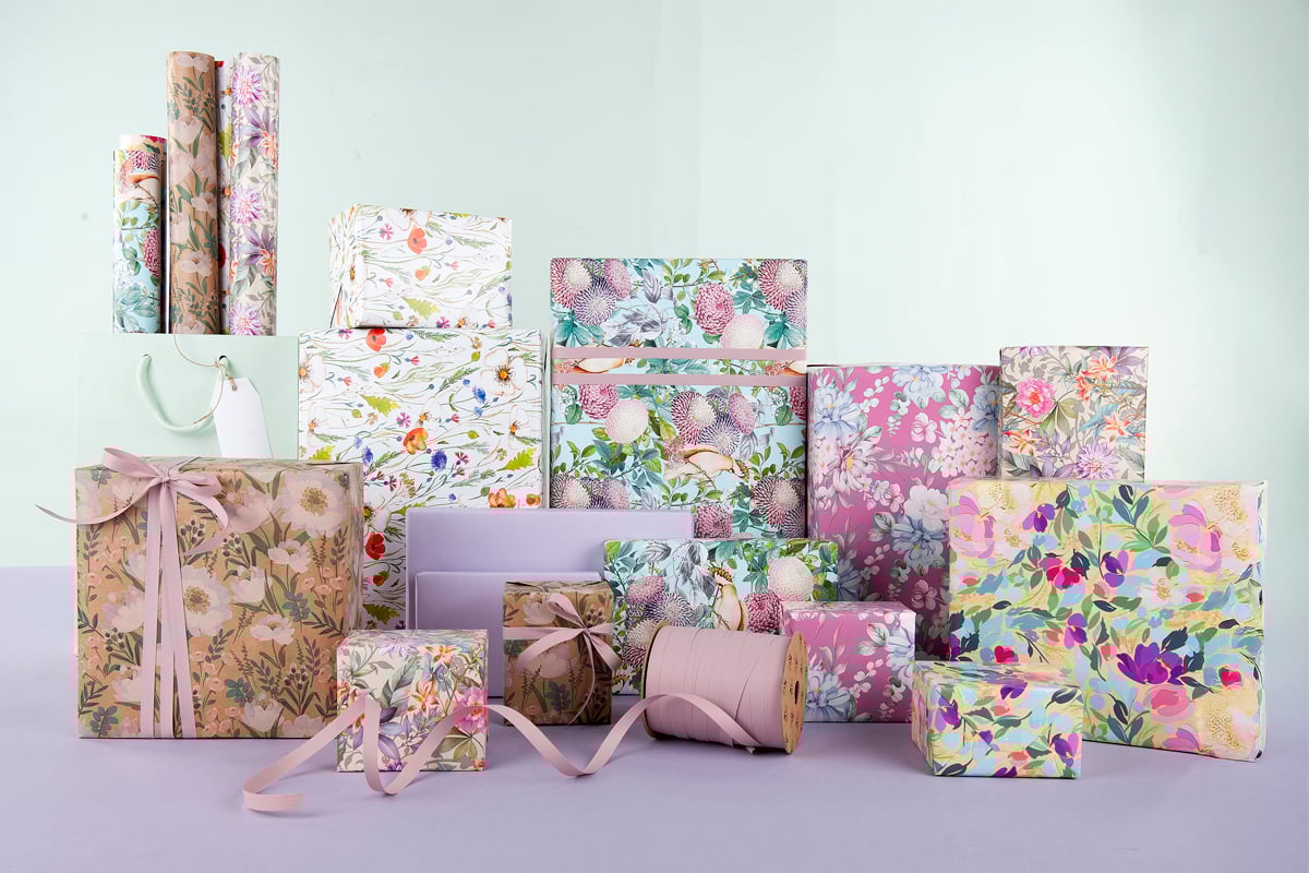 Presentpapper Flores - 3