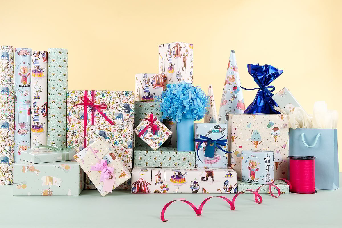 Presentpapper Cirkus - 4