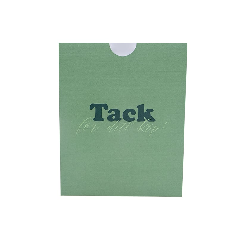 Kvittoficka "Tack för ditt köp!" Fair green UTFÖRSÄLJNING - 2