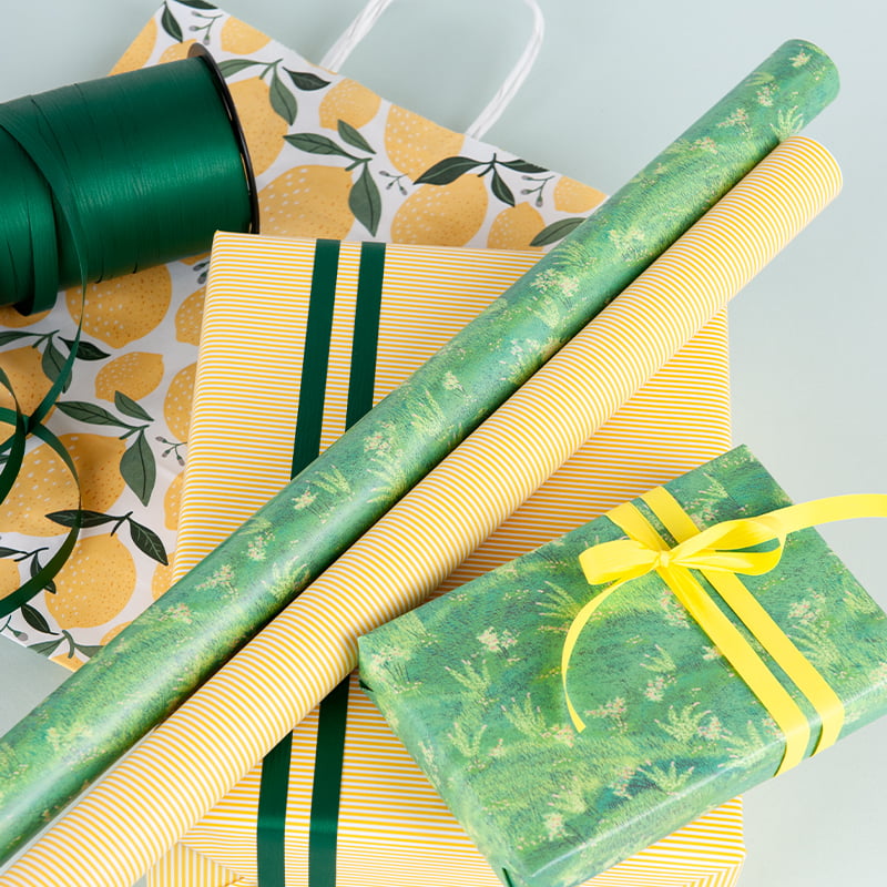 Presentpapper Lemon Lines - 2