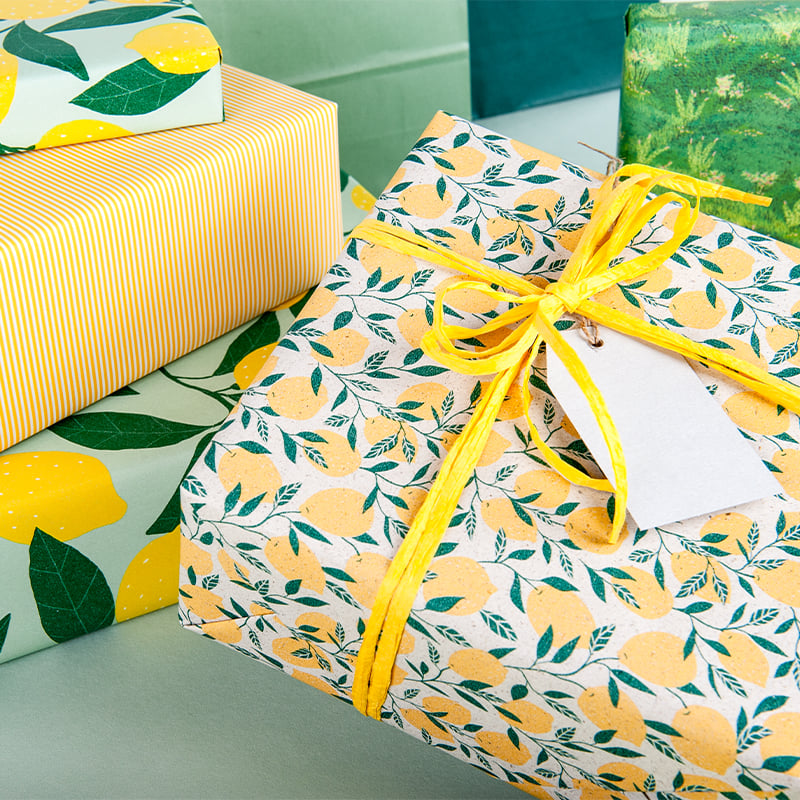 Presentpapper Lemons - 2