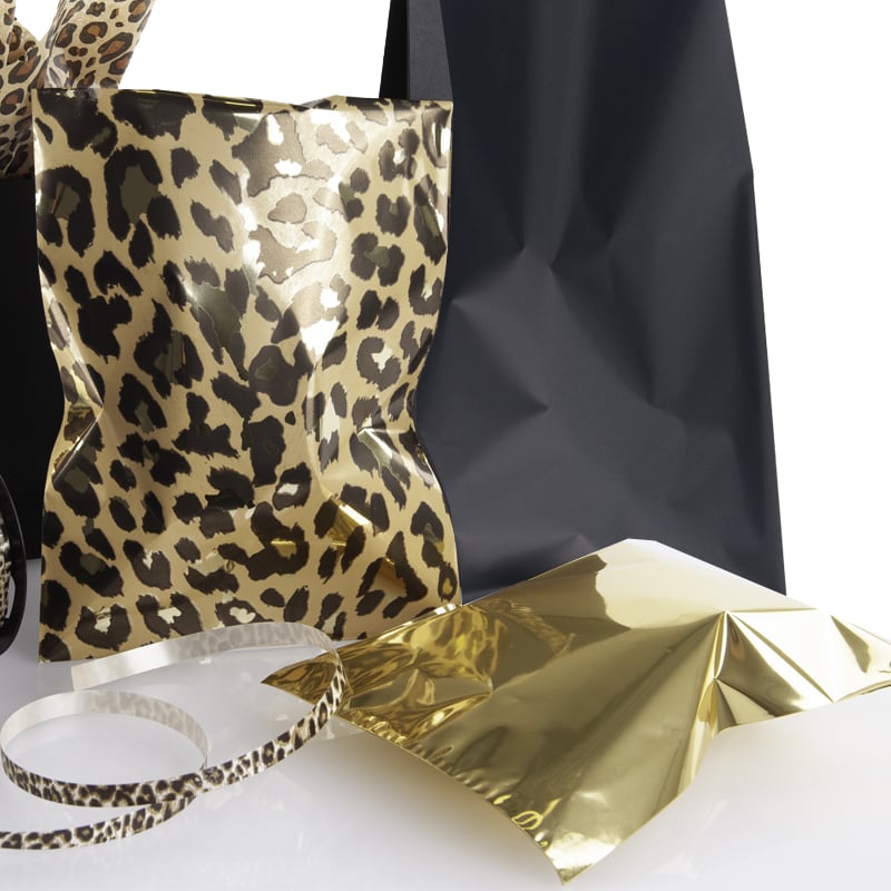 Foliepåse Fondo med tejpförslutning guld - 2