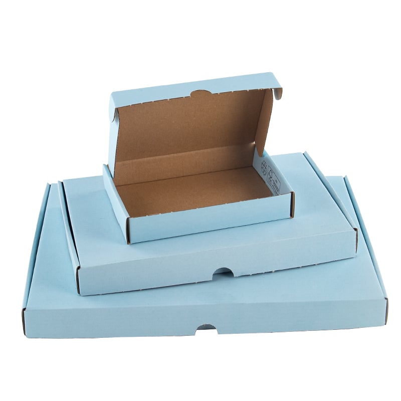 Ljusblå brevpack med låsning - 1