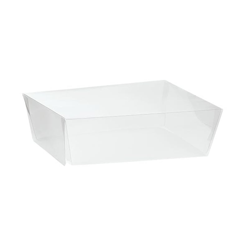 Kartongbricka vit med linnestruktur - 2