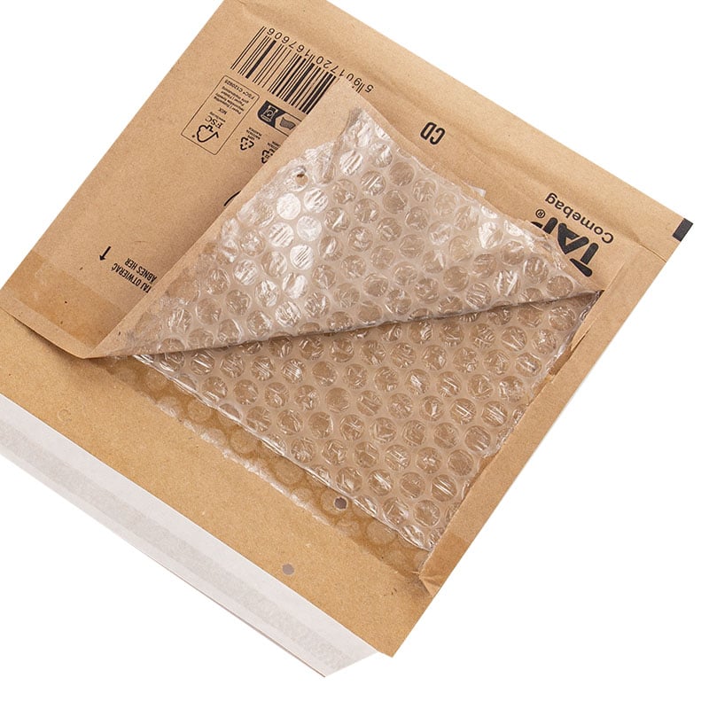 Brun Luftbubbelpåse av 100% återvunnet papper - 2