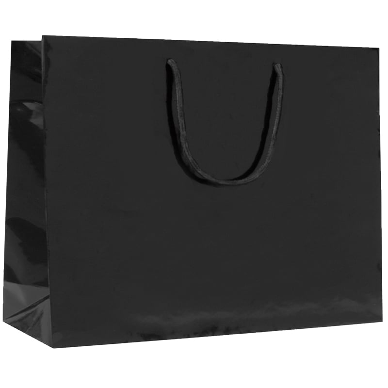 Pappersbärkasse Lux blank svart - 4