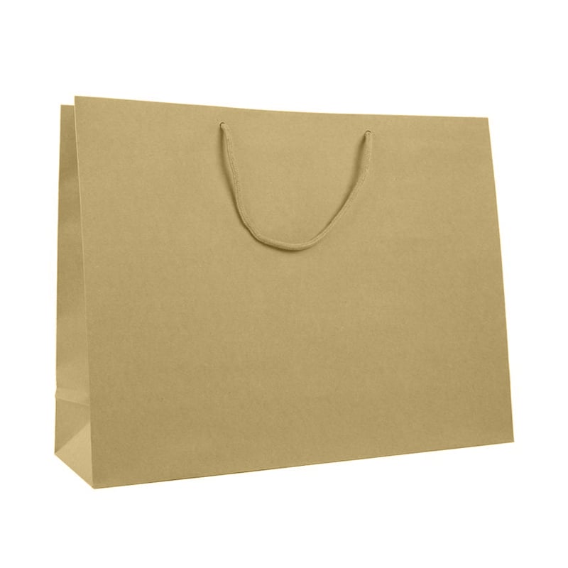 Pappersbärkasse Lux natur brun recycled - 3