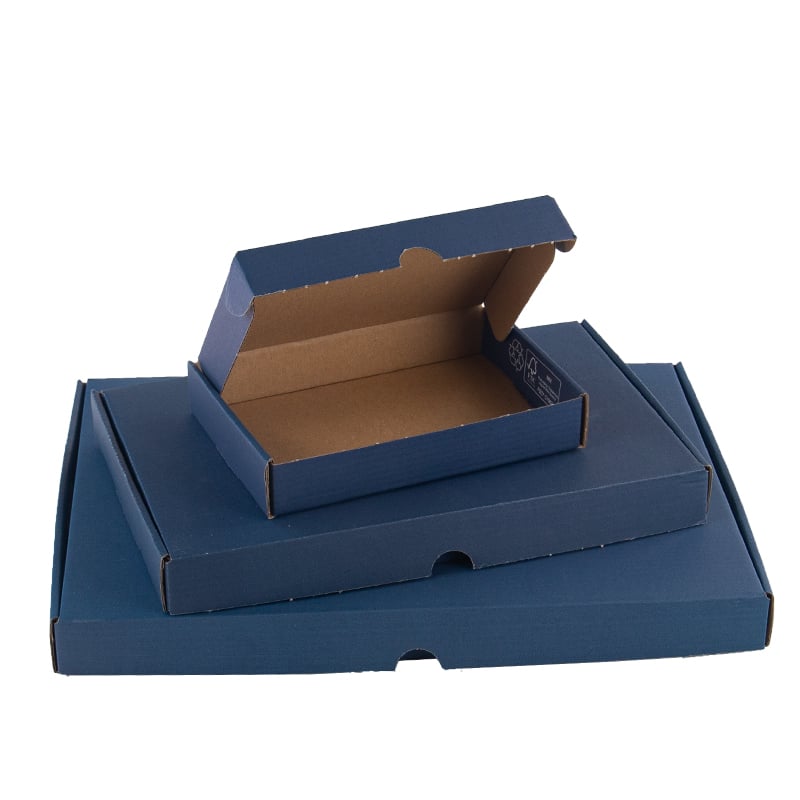 Mörkblå brevpack med låsning - 1