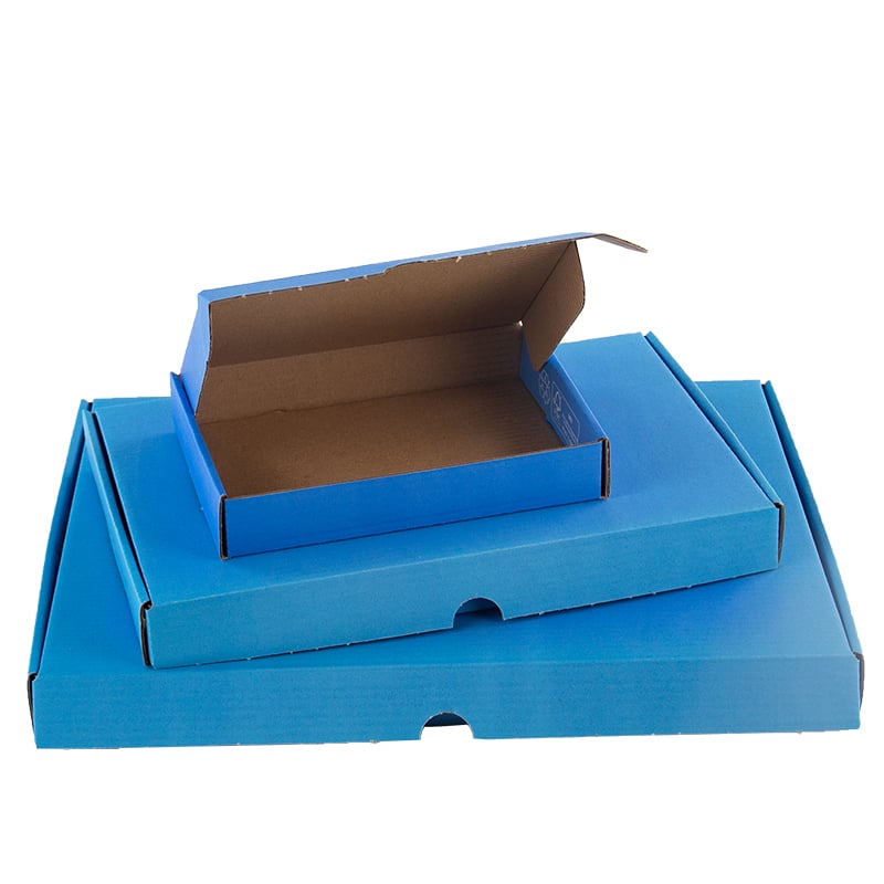 Mellanblå brevpack med låsning - 1