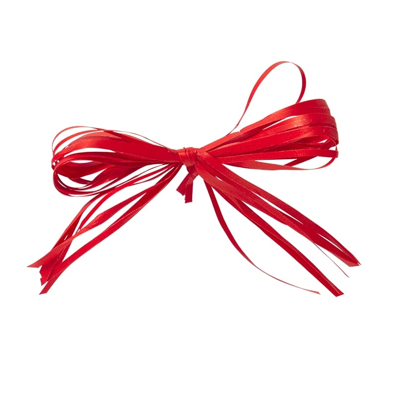 Presentrosett raphia red - 1