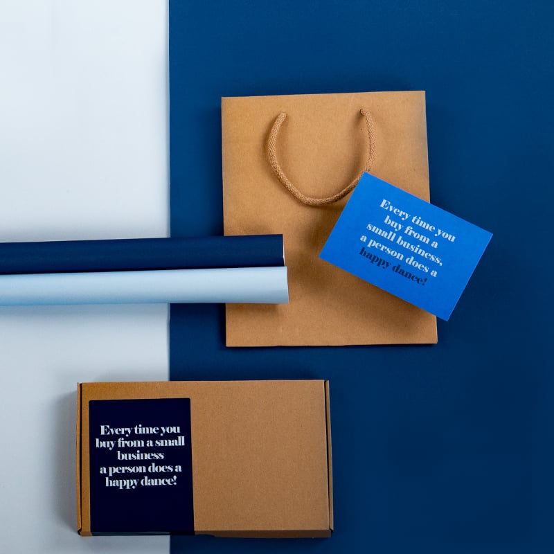 Tackkort Miami Blue "happy dance" UTFÖRSÄLJNING - 3