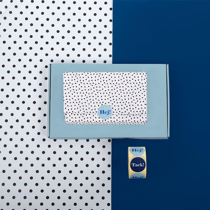 Etikett Miami Blue "hej/tack" - 2