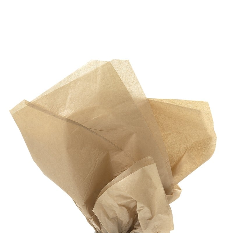 Silkespapper brunt på ark 100% återvunnet - 2