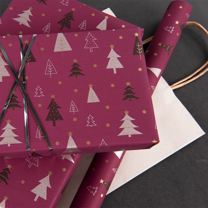 Presentpapper Bordeaux Trees - 2