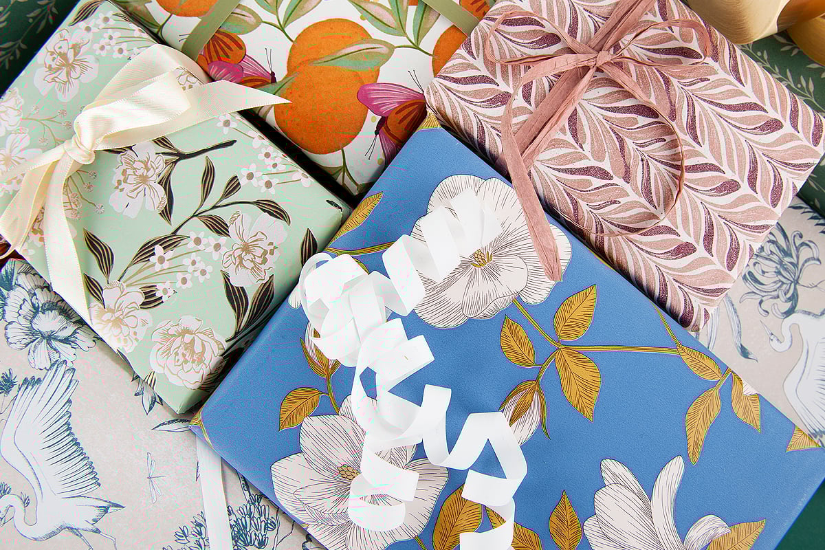 Presentpapper Modern Magnolia - 5