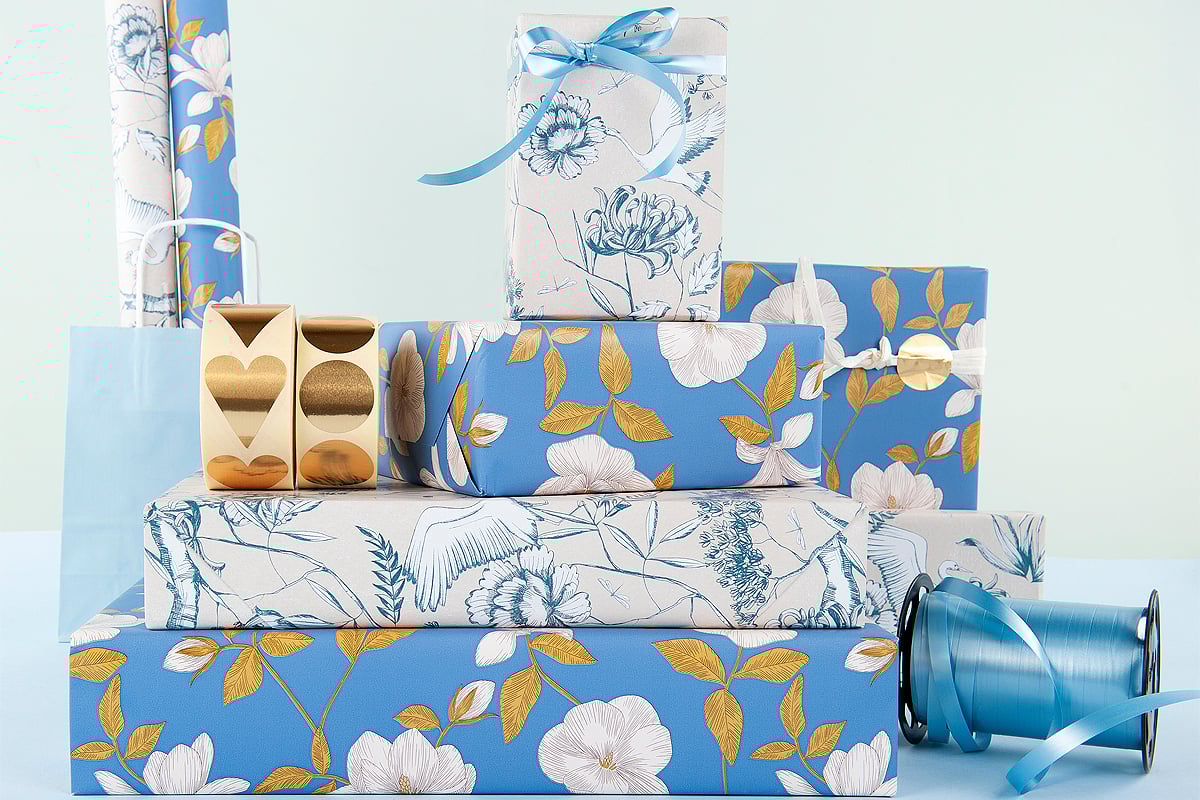 Presentpapper  Modern Magnolia