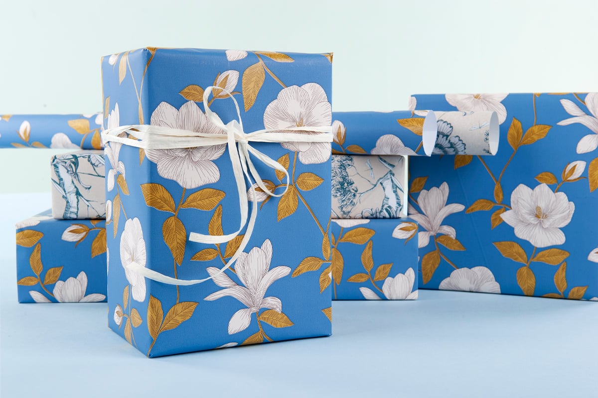 Presentpapper  Modern Magnolia - 3