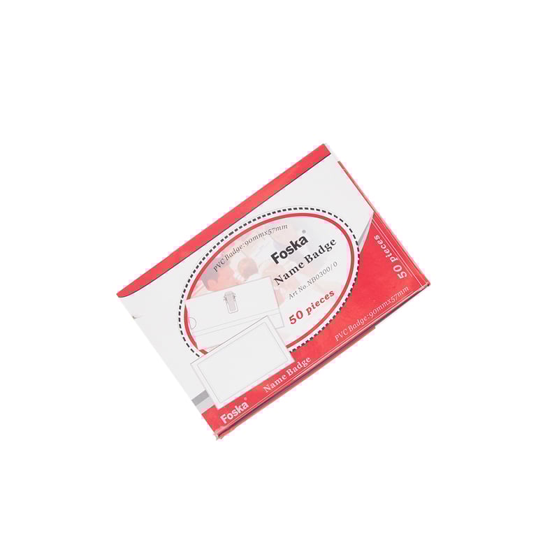 Namnskylt liggande kombiklämma - 3