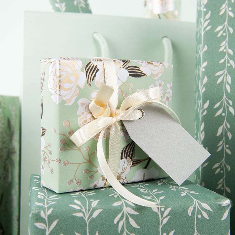 Hängetikett med hampsnöre oblekt grå - 2