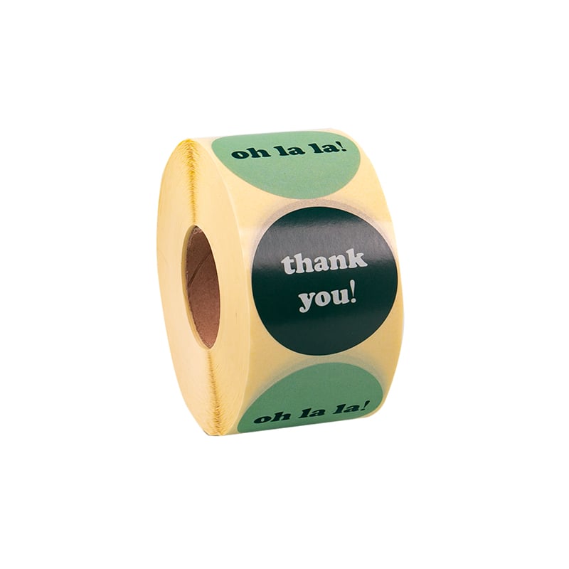Etikett Oh la la/thank you! Fair green - 2