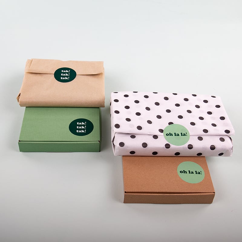 Etikett Oh la la/ tak! Fair green UTFÖRSÄLJNING - 2