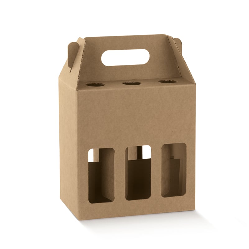 Ölkartong slät brun well - 4