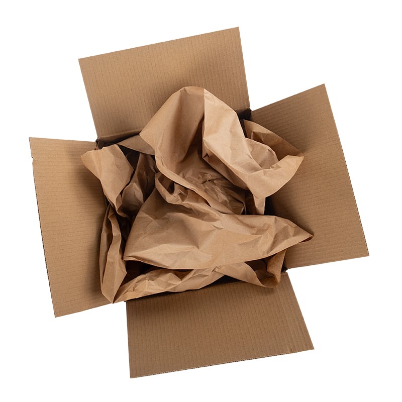 Packpapper 90 g av återvunnet kraftpapper - 1